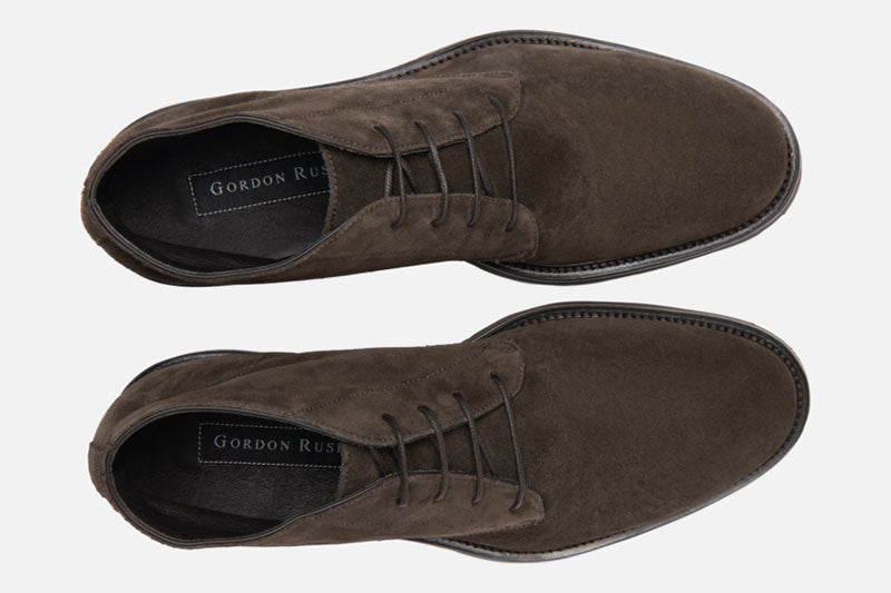  Gordon Rush Wesley Chukka Boot Dark Taupe Top View